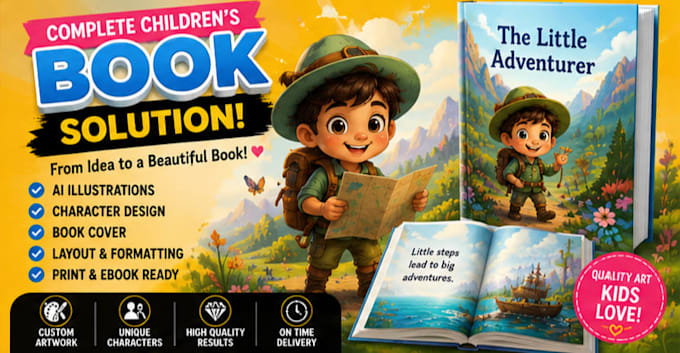 create ai children book illustrations