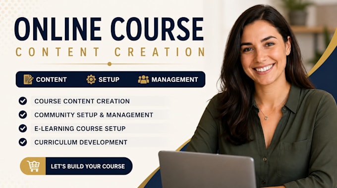 develop elearning course content and curriculum for your academy