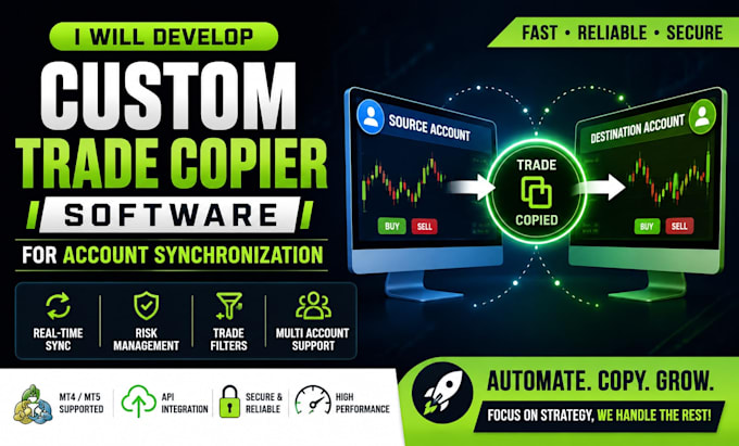 develop custom trade copier software for account synchronization