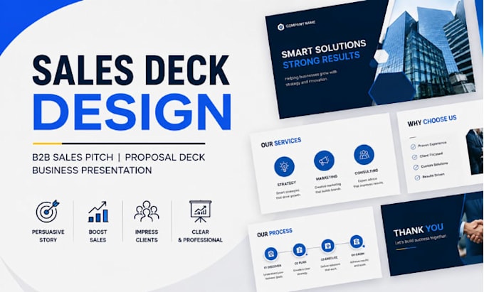 design sales deck b2b sales pitch client proposal deck and business presentation