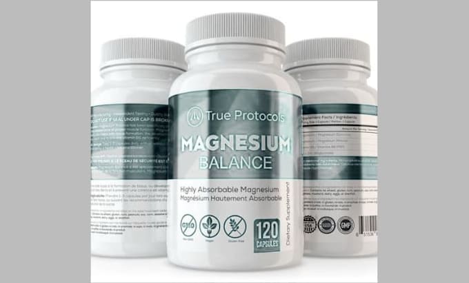 design supplement bottle labels, vitamin packaging, and product labels