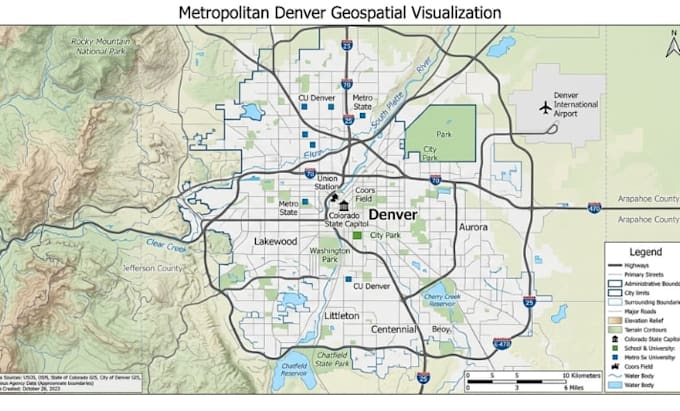 create professional gis maps, cartography, and geospatial mapping services