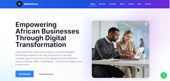 build modern business websites with ai automation