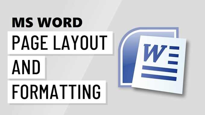 do professional document formatting, editing and ms word design