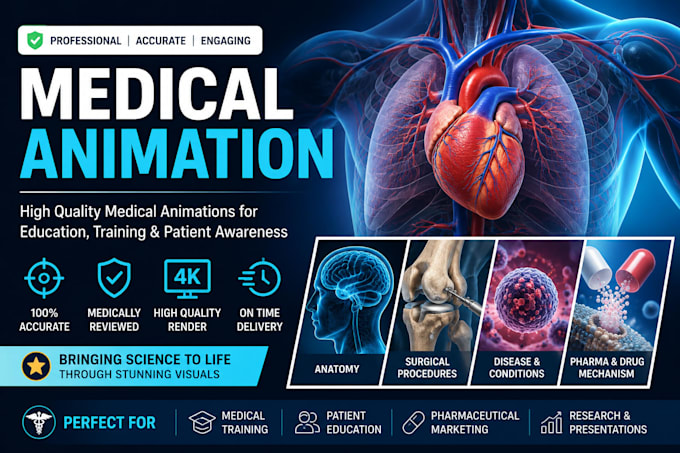 do 3d medical animation for a product or procedure