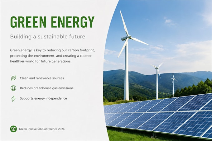 create a fancy power point presentation for your work