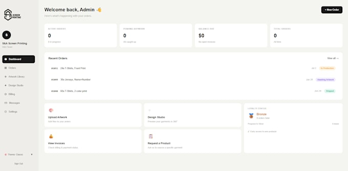 build a modern business website or ordering portal