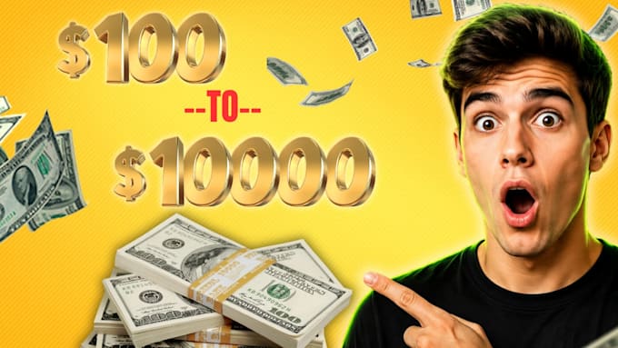 design eye catching high CTR youtube thumbnail