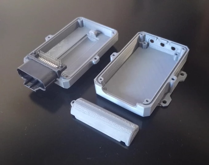 do enclosure design, pcb enclosure, for 3d printing and manufacturing