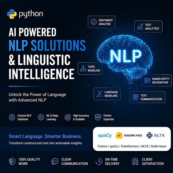 build ai nlp and machine learning solutions in python