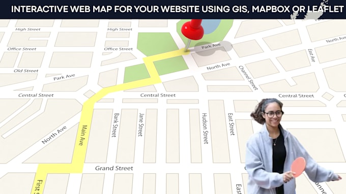 build an interactive web map for your website using gis, mapbox or leaflet