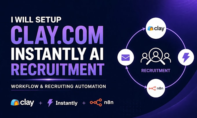 setup clay com instantly ai clay com recruitment workflow recruiting automation