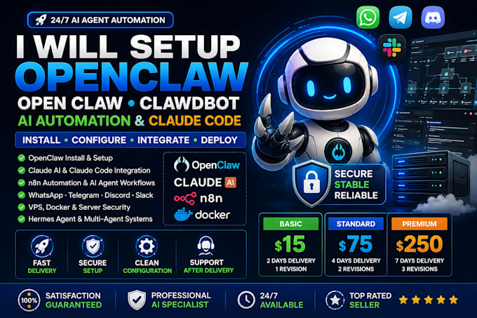 setup openclaw open claw clawdbot ai automation claude code install n8n ai agent