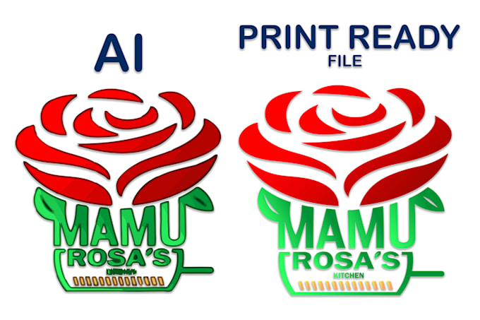 professionally vector redraw artwork for dtf and screen printing