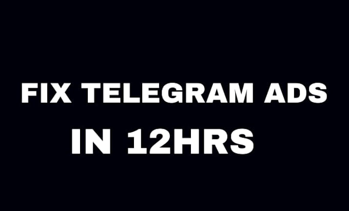 fix telegram ads, forex telegram ad, ads destination issue, bot telegram ads