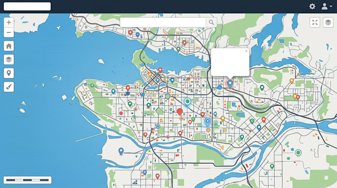 develop interactive maps with map box, leaflet, open layers and google maps