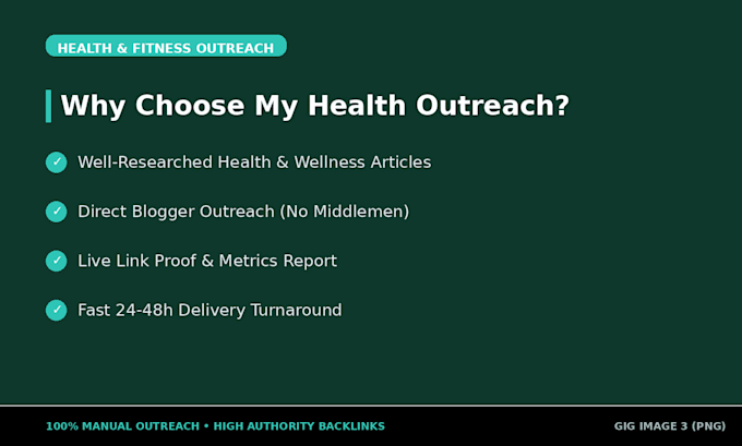 publish health and fitness guest post via manual outreach