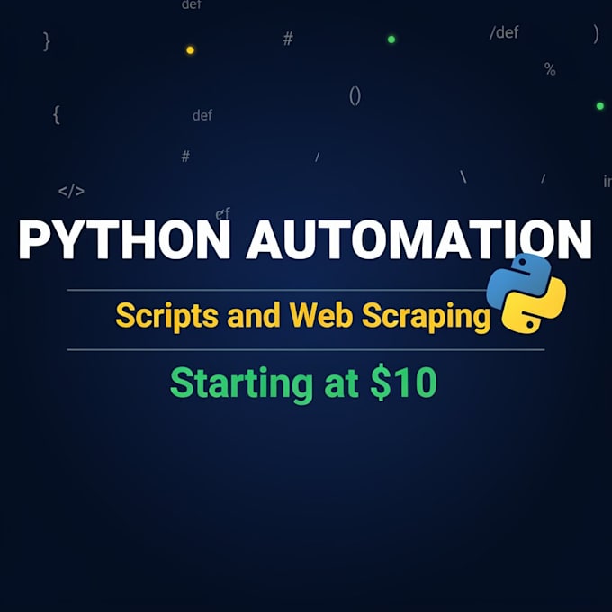 write python scripts to automate your tasks