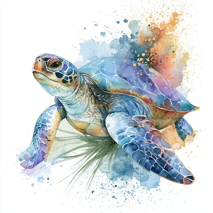 create a bespoke hand drawn and watercolor logo
