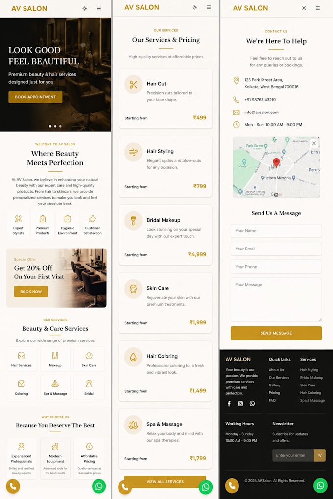 build a responsive website using replit