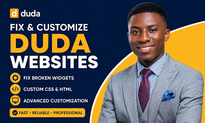 fix broken widgets, add custom css html and advanced customization duda website