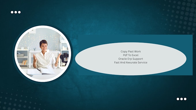 do microsoft excel data entry, and oracle task