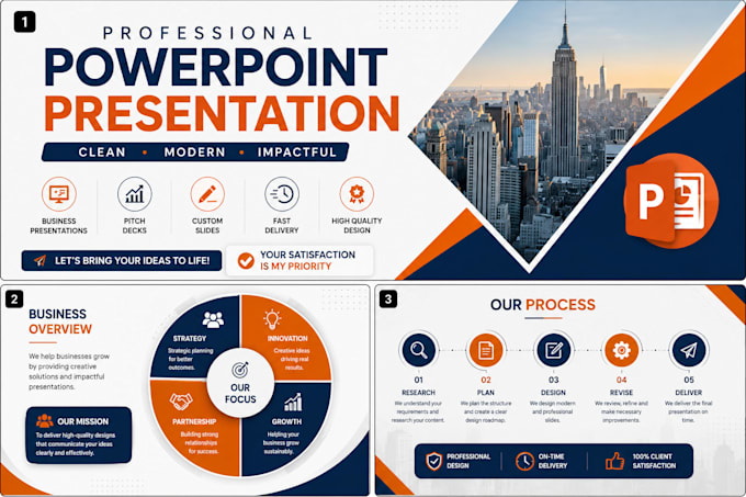 design a professional powerpoint presentation PPT and pitch deck