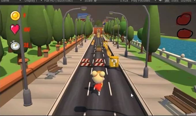 develop 2d casual game or simple hyper casual mobile game in unity