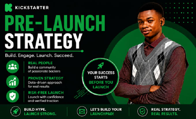 create a crowdfunding kickstarter pre launch lead generation strategy