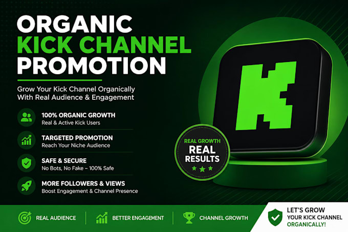 increase your kick channel visibility