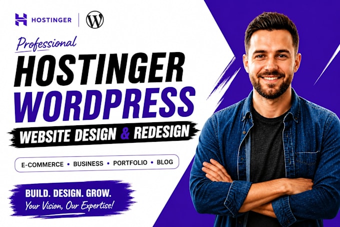 create hostinger wordpress website redesign hostinger ecommerce website design