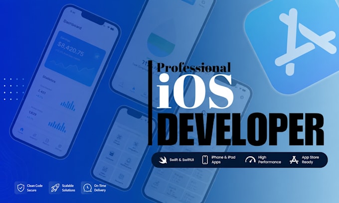 develop ios app with swiftui and swift for iphone and ipad