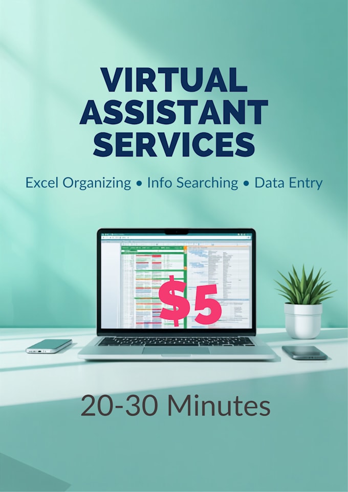 organize excel sheets, research data and input information