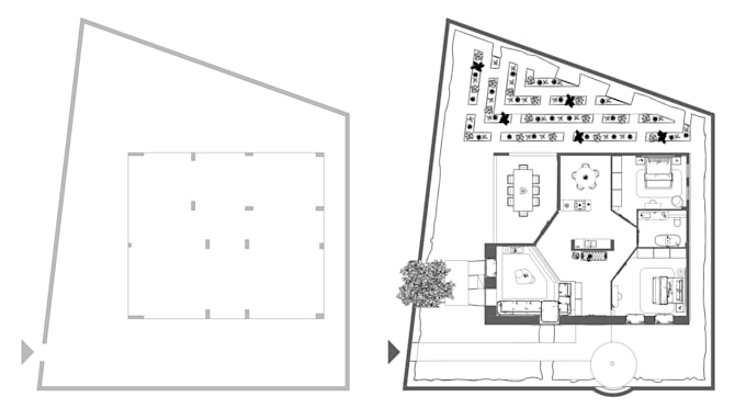 create a functional furniture layout for any room