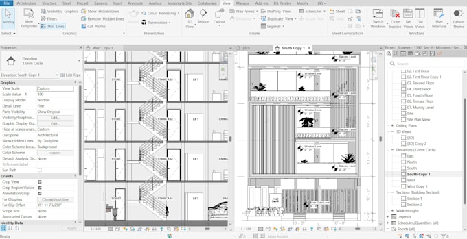 convert cad or PDF drawings to revit bim models