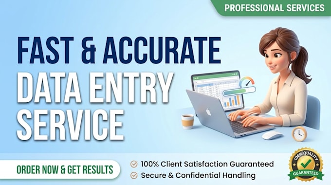 do professional data entry, excel data entry and copy paste
