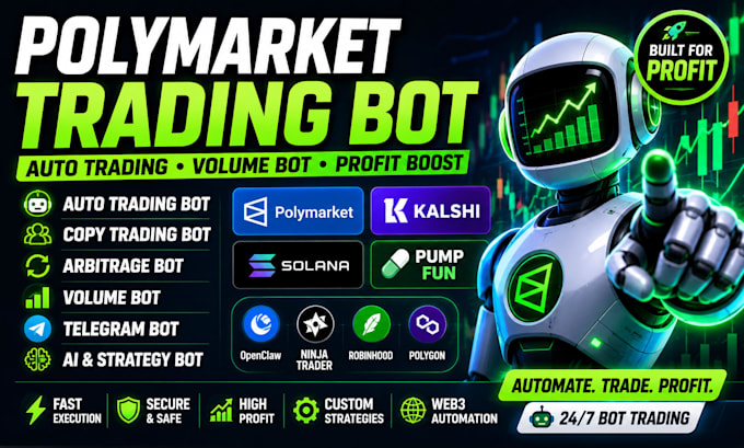 polymarket trading bot, trading bot volume bot for auto trading