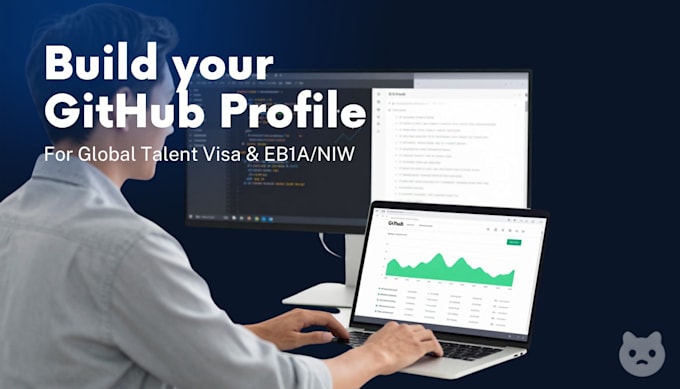 build your github profile and promote repository fork stars for global talent