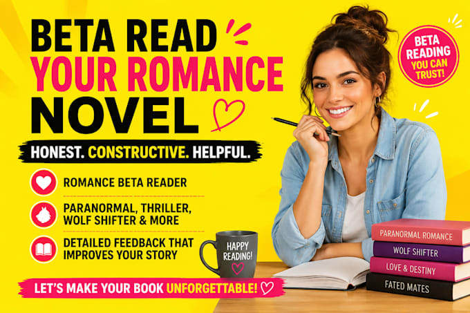 beta read your romance novel paranormal thriller beta reader romance beta reader