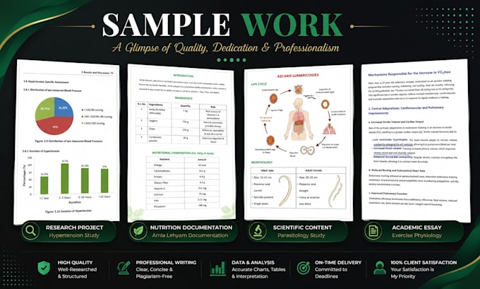 write well researched assignments and reports
