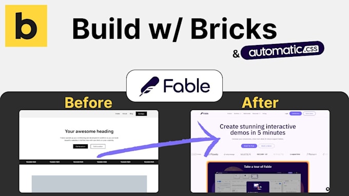 develop clone customize websites with bricks builder or breakdance develop