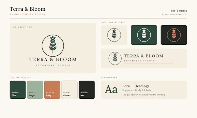 create a complete brand identity for your small business or startup