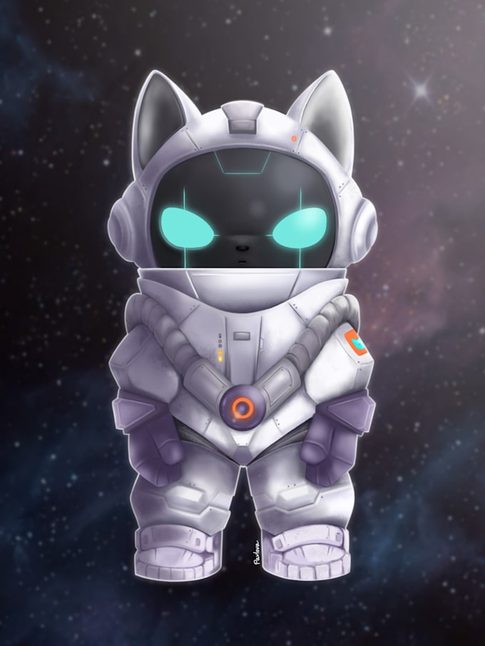 create a custom digital character illustration