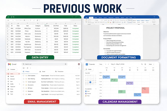 be your professional administrative virtual assistant for business support