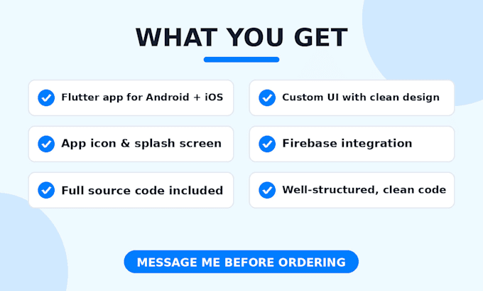 develop flutter app for android and ios cross platform