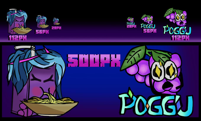 create stylized twitch emotes and badges