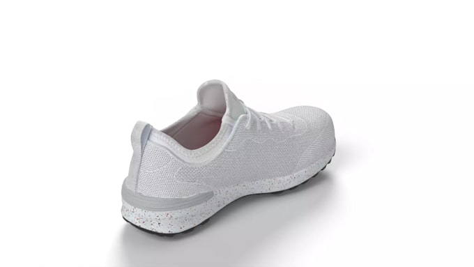 create realistic 3d shoe model shoe render printing file cad blg