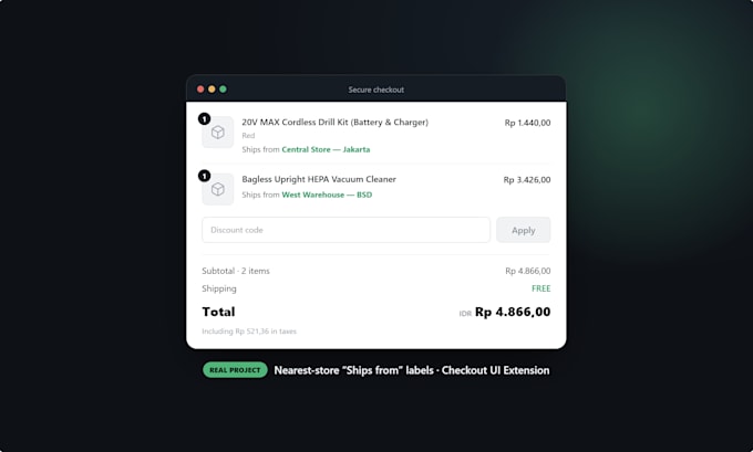 build custom shopify checkout extensions and functions