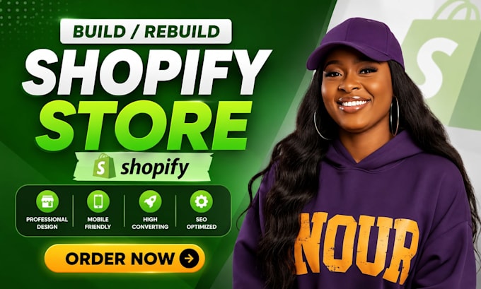 desgn shopify store, redesign shopify store, launch shopify dropshipping store