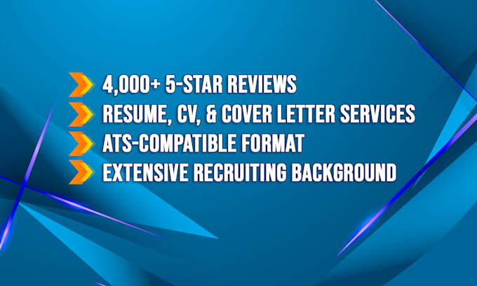 deliver professional executive resume writing services